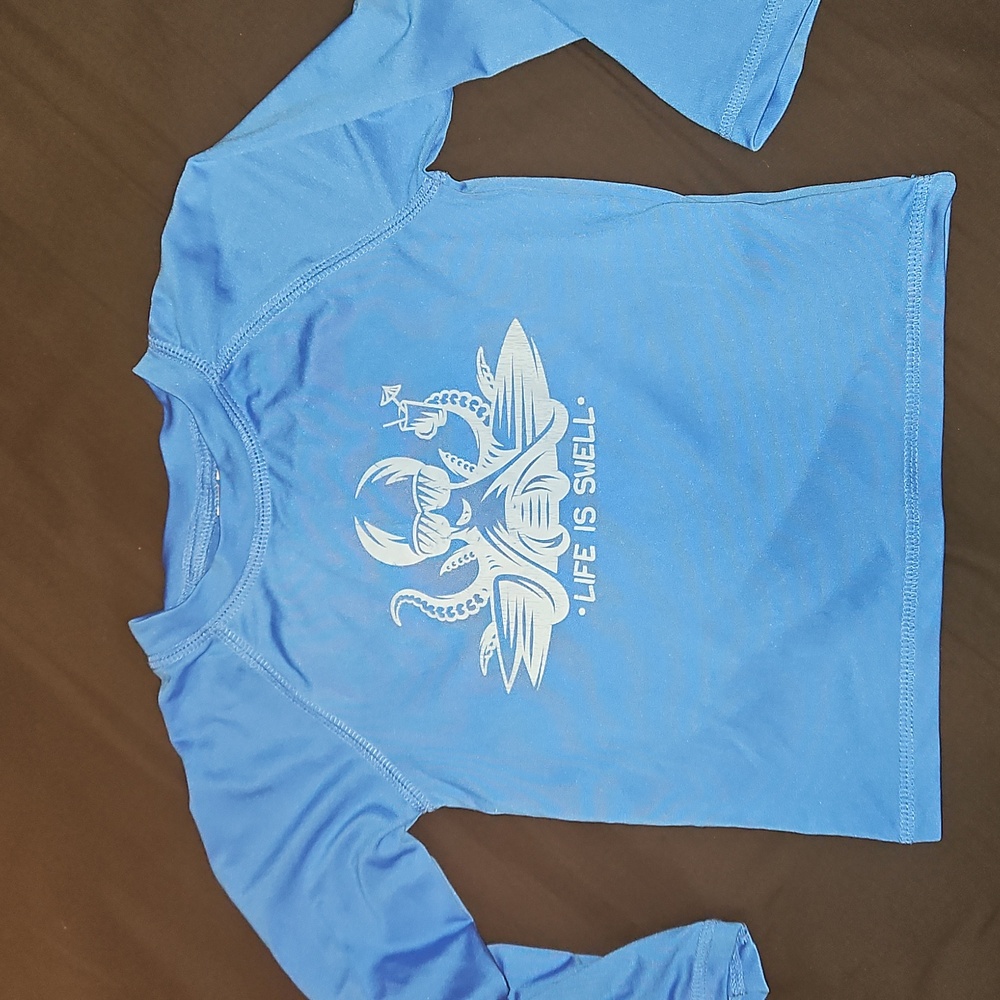 Wippette Blue Rashguard Swim Set - Picture 2 of 5